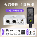 艾肯4nano外置iCON声卡套装主播直播喊麦全套手机电脑有线无线电容麦克风套装专业录音k歌声卡设备 4nano+莱维特240PRO