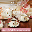 野兽派（THE BEAST）千叶玫瑰骨瓷茶具套装伴手礼生日礼物新婚礼物