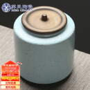 苏氏陶瓷（SUSHI CERAMICS）茶叶罐经典亚光铁锈茶具配件（蓝）