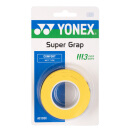 YONEX尤尼克斯羽毛球手胶运动吸汗带握把胶AC-102C-004黄色三条装