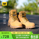 CAT卡特经典大黄靴马丁靴男士牛皮钢头防撞耐磨高帮鞋P89162O1BDC25 黄色 41