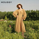 moussy 【刘亦菲同款】南法度假风碎花浪漫优雅连衣裙028ISX33-3711 070米色 S