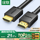 绿联HDMI线2.0版4K数字高清线2米视频线工程级 笔记本电脑机顶盒连接电视投影仪显示器数据连接线10107