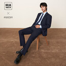 海澜之家（HLA）西服套装男春秋轻商务经典系列男藏青185/104B(52B)