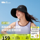 蕉下（beneunder）棒球帽子遮阳帽女鸭舌帽侧脸防晒太阳帽防紫外线时尚BM715黑