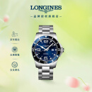 浪琴（LONGINES）瑞士手表 康卡斯潜水系列 机械钢带男表L38414966