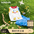 巴拉巴拉童装宝宝短袖套装男童速干T恤夏装儿童两件套2025潮208225119101