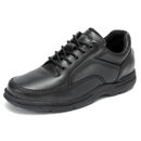 ROCKPORT 乐步 男士 Eureka 轻便休闲步行鞋 橡胶耐磨鞋底 减震舒适 Black 8.5 D(M) US