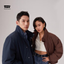 Levi's李维斯男士可收纳风帽御寒羽绒服都市轻户外 蓝色 XL
