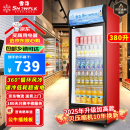 雪花大容量饮料柜商用冰柜直冷藏展示柜酒水柜纯风冷无霜保鲜柜超市玻璃门冰箱立式啤酒柜 大单门丨节能高效【铜管丨直冷】 2025全新升级丨360°循环速冷