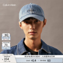 Calvin KleinJeans男女同款简约ck刺绣字母潮流复古弯檐牛仔棒球帽礼物HX0278 458-牛仔蓝 均码 OS