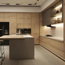 京东全屋定制京甄板实木颗粒橱柜定制3.5米地柜+3.5米台面+2.5米吊柜+3付抽屉