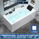 艾吉诺家用智能恒温按摩浴缸 1.5米成人冲浪浴缸 浴盆SPA浴池 水疗浴缸 左群-奢华顶配包安装 180x80x60cm