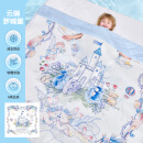 卡伴【赠枕席】夏款凉感拥抱被空调房薄款蚕丝防踢被 蓝色 150*150cm