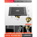 九牧（JOMOO）304不锈钢枪灰色防臭地漏淋浴厕所化妆室下水道洗衣机浴室全 灰色 淋浴地漏 单用+特厚全铜漏