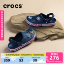 卡骆驰crocs洞洞鞋贝雅卡骆班轻便耐磨一脚蹬休闲鞋|205089 深蓝/辣椒红-4CC 43 (270mm)