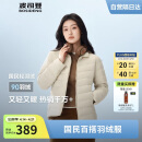 波司登25年春季短款轻薄羽绒服女90绒三防显瘦立领外套B250131006