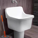 科勒拖把池陶瓷K-6192T/K-6180T拖把盆陶瓷拖把池拖布池拖把槽墩布池 K-6180T-M-0