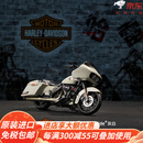 美驰图（Maisto）哈雷硬汉883 CVO公路滑翔肥霸114运动者48摩托车模型1:18 2018 CVO Road Glide-灰白色 “ 摩托车
