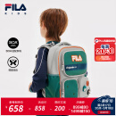 FILA斐乐儿童书包减负2025年春季新款一到三到六年级小学生双肩包 狐蓝灰-GY M