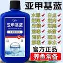 亚甲基蓝观赏鱼专用鱼病专用药烂身烂尾白点白毛水霉寄生虫杀菌 【买一送二】鱼病克星3瓶装 （日本配方）500ml大容量装