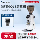 GALIWIN伽利略 GALIWIN-新款Q18意式商用家用电动咖啡定量咖啡豆研磨机咖啡豆平刀磨豆机 新款Q18磨豆机白色