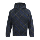 博柏利（BURBERRY）经典格纹连帽宽松男士夹克外套8100850 深蓝 XL