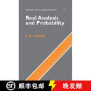 预订 精装 Real Analysis and Probability: - Real Analysis and Probability