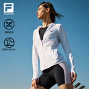 FILA 斐乐官方女装外套2025夏新款健身轻薄运动凉感防晒衣女UPF500+ 玉石白-WT M 165/84A/M