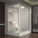 九牧新款整体淋浴房浴室一体式卫生间移动集成浴房家用隔断门防水厕所 140*110侧开门含马桶 不含蒸汽