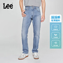 Lee【726直筒凉凉裤-薄荷蓝】Lee男款夏季牛仔裤浅蓝色薄款宽松裤子 浅蓝色 32