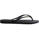 Havaianas哈唯纳夹脚人字拖男女同款夏海边平底拖鞋细带凉鞋情侣鞋巴西外穿 Black/Golden 黑色金字LOGO 37-38