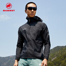 猛犸象（MAMMUT）【张若昀同款】Convey WB 男士户外零感轻薄舒适夹克休闲皮肤衣 黑色 M