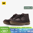 CAT卡特工装靴男士马丁靴防滑厚底户外英伦风牛皮靴子P725410N3EDC17 深褐 42