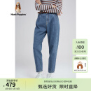 Hush Puppies暇步士女装裤子宽松小脚牛仔裤灯笼裤脚长裤 186牛仔蓝 26