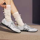 adidas「冰淇淋T头鞋」VS JOG 2.0薄底运动鞋男女阿迪达斯轻运动   晶白/金属银/灰色   37