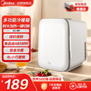 美的车载冰箱迷你小冰箱车家两用宿舍租房储奶冷暖箱户外家居用品4L