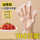 家用手套一次性钓鱼户外垂钓夏春防水 一次性手套100只（活动专享）