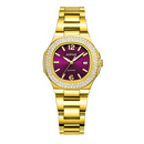 西普尼金表（HIPINE）金表女防水石英表轻奢纯金999黄金手表进口机芯女生日礼物 【浪漫紫金带】金重34.2g+