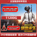 pubg绝地求生 G币CDK兑换码吃鸡G金游戏币皮肤g币CDK激活码steam 11200G-别人叫你下单肯定就是骗子