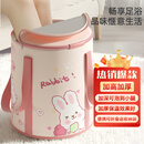 妙然折叠泡脚桶34cm20L折叠泡脚袋保温过膝洗脚盆便携式洗脚桶泡脚盆