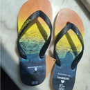 哈瓦那（Havaianas）经典橡胶人字拖鞋男卡通款浴室拖鞋防滑耐磨夹脚拖男女沙滩鞋夏季 橙黄 43-44
