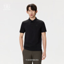 KOLON SPORT/可隆SECO POLO衫 男子户外运动抗菌UPF50+防晒吸湿速干短袖T恤 LHPT5MTT29-BK 黑色 XL 180/100A