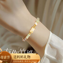 唯一（Winy）和田玉银手链老婆生日手串520送女朋友礼物母亲节送妈妈手镯