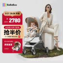 bebebus艺术家婴儿车推车可坐可躺新生儿宝宝轻便折叠双向高景观 香槟金