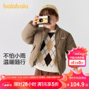 巴拉巴拉童装儿童棉服男童女童外套2024冬装棉衣绣花宝宝衣服208424106202