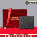 马克华菲【高端奢品】2025新款男士钱包短款商务卡包一体休闲钱夹钱包男 黑色