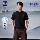 HLA海澜之家短袖POLO衫男25透气舒适翻领短袖男夏季