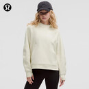 lululemon丨Scuba 女士宽松款侧开口连帽衫 LW3IU6S 骨白 M /L