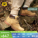 CAT卡特马丁靴中帮大黄靴男士工装鞋轻户外防滑登山鞋P110973N3BDC25 黄色 41